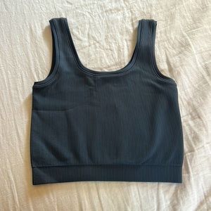 Athleta girl rise above rib crop tank size M/ 8-10